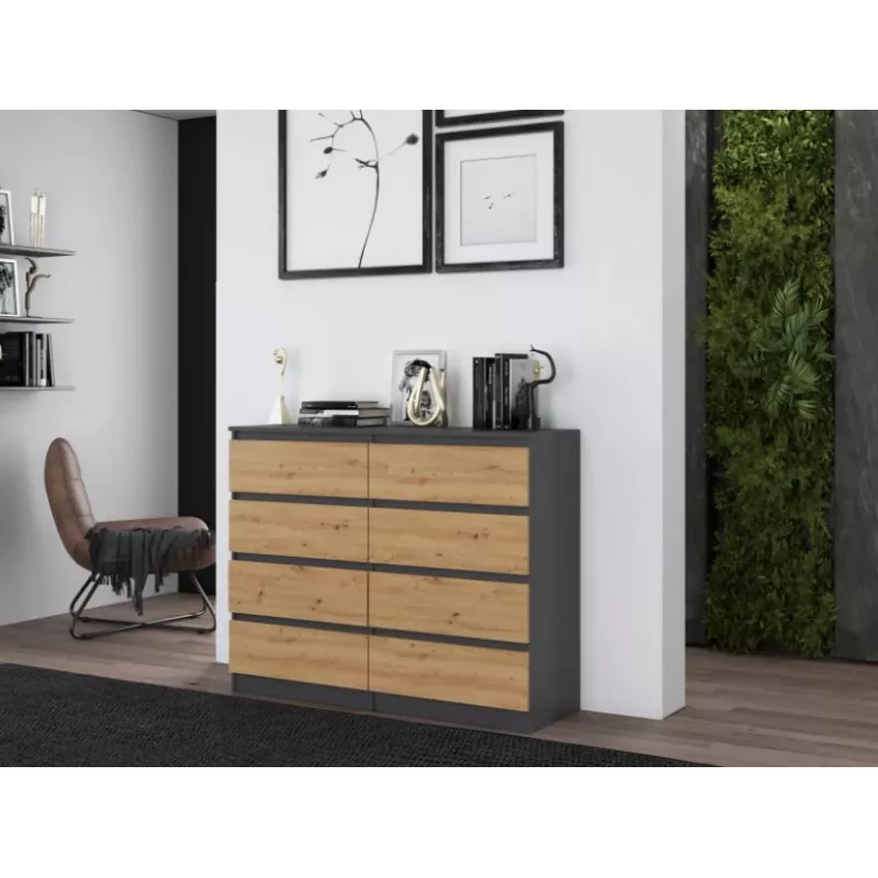 Topeshop M8 120 ANT/ART KPL kummut