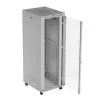 Rack cabinet LANBERG FF01-8047-12SL 47U 800x1000 mm hall, esi- ja tagaklaasukste ning LCD-paneeli ruumiga