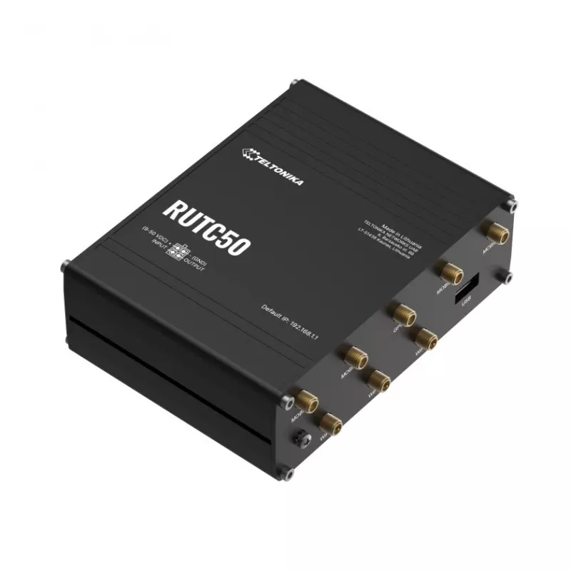 Teltonika RUTC50 traadita ruuter Gigabit Ethernet kaheribaline (2,4 GHz / 5 GHz) 5G must
