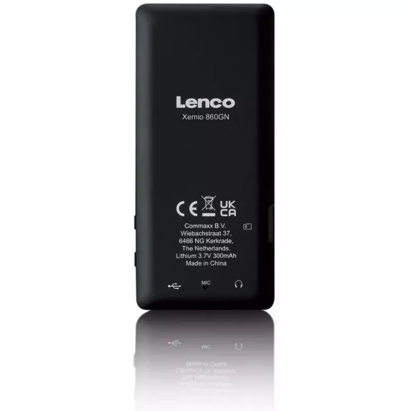 MP3-mängija Lenco Xemio-860GN 8 GB Must Laim LCD 18h taasesitus