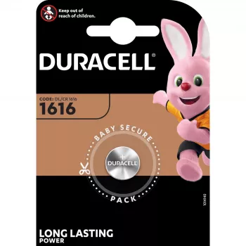 Duracell CR1616 3V ühekordne aku Liitium