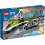 LEGO 60337 City Express reisirongi komplekt – kaugjuhitav mänguasi lastele, poistele ja tüdrukutele, töötavate esitulede, 2 vaguni ja 24 rööpatükiga