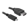DeLOCK - Video- / helikaabel - HDMI - 32 AWG - HDMI, 19-pin (M) - 19-pin Micro-HDMI (M) - 3 m (82663)