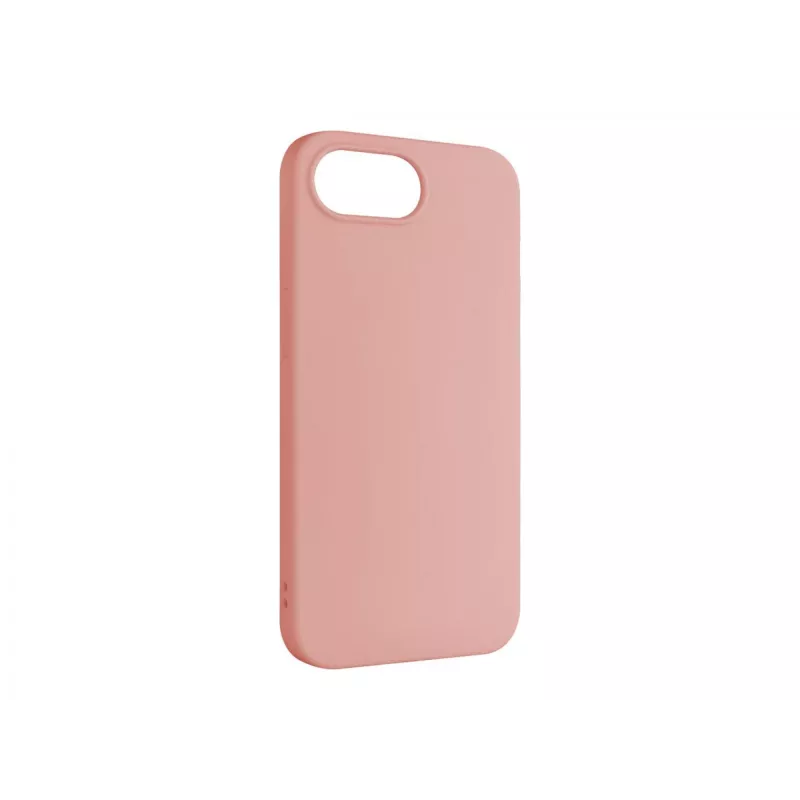 Telefoni tagakaas FIXED Apple iPhone 16e'le, kummist, roosa