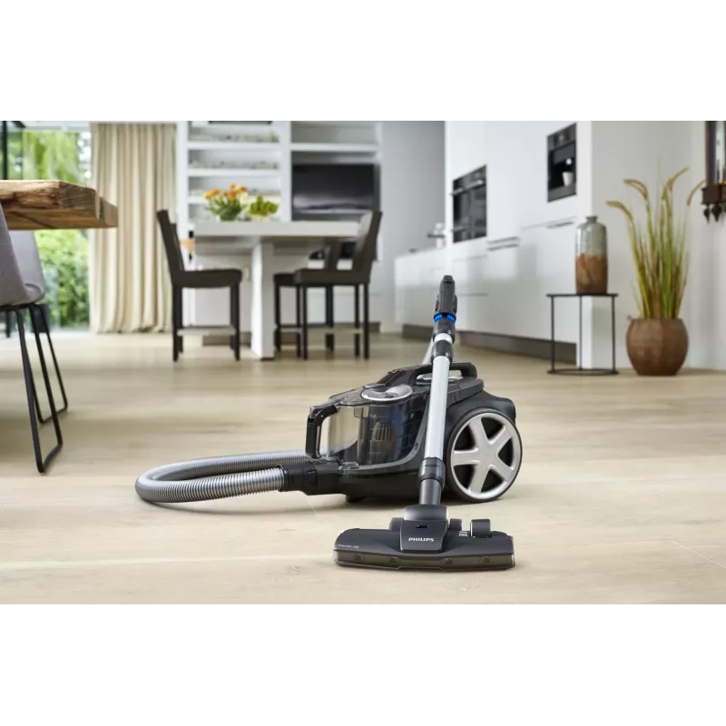 Silindertolmuimeja Philips PowerPro Expert FC9747/09 — 900 W, 2 L kotita, HEPA, must