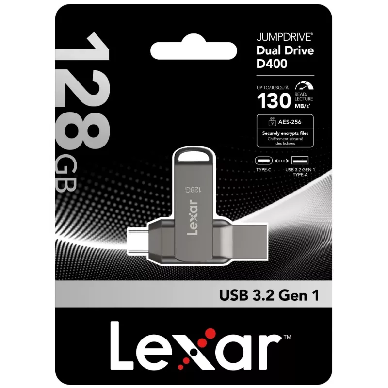 USB-mälupulk Lexar 128 GB USB USB-C LJDD400128G-BNQNG