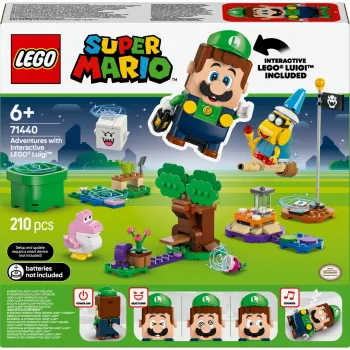 Konstruktormänguasi LEGO 71440 Super Mario interaktiivne LEGO Luigi figuuri komplekt