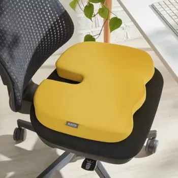 Leitz Ergo Cosy istmepadi, Istmepadi, Universaalne, Kollane, Kiil, Ühevärviline, Tõmblukk