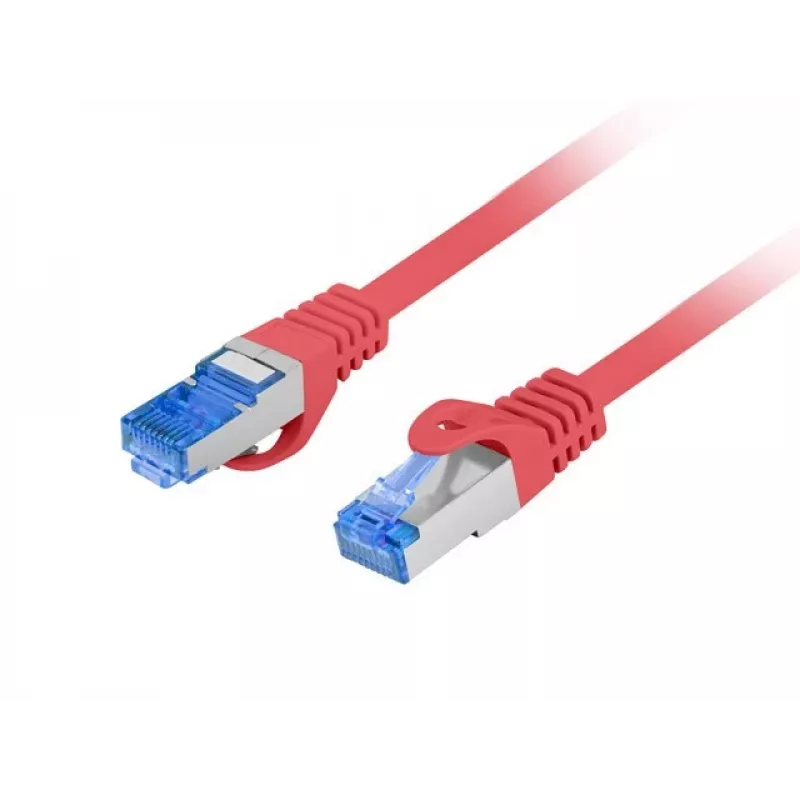 LANBERG PATCHCORD S/FTP CAT.6A 0.5M PUNANE LSZH