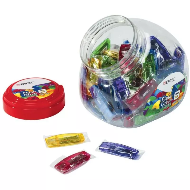 USB-mälupulk Emtec 32 GB USB Type-A C410 Color Mix Candy Jar