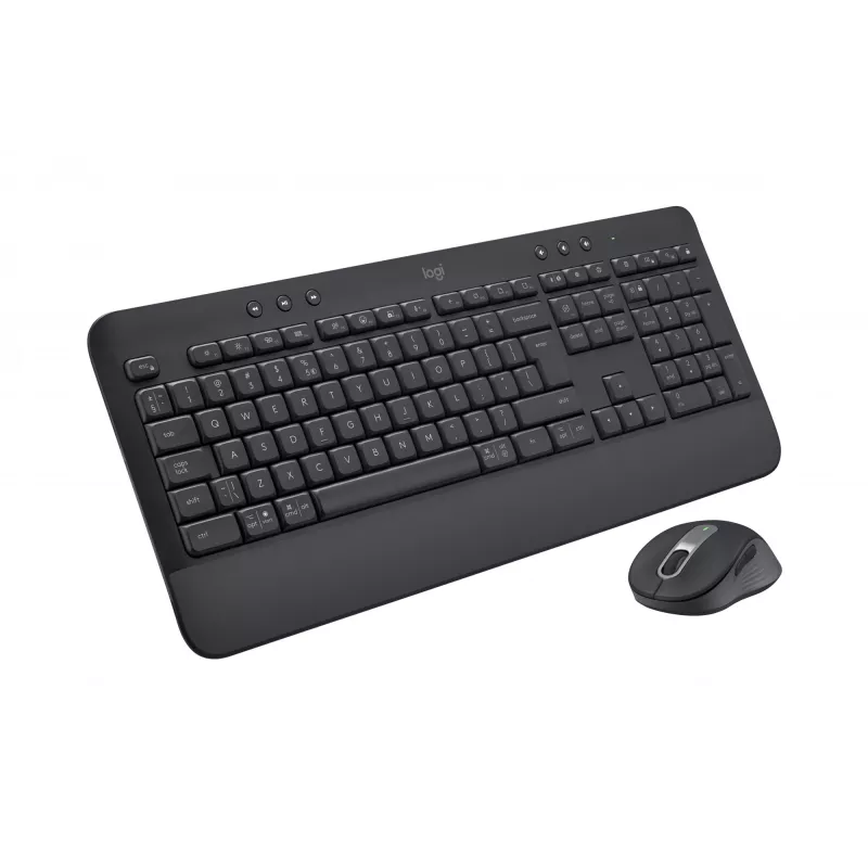 Logitech Signature MK650 for Business - klaviatuuri- ja hiirekomplekt - juhtmevaba - 2,4 GHz, Bluetooth LE - QWERTY - hispaania - grafiit