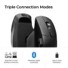 Hiir Keychron M6 Paremakäeline Universaalne — Optiline, RF-juhtmevaba + Bluetooth + USB-C, 30000 DPI, Must