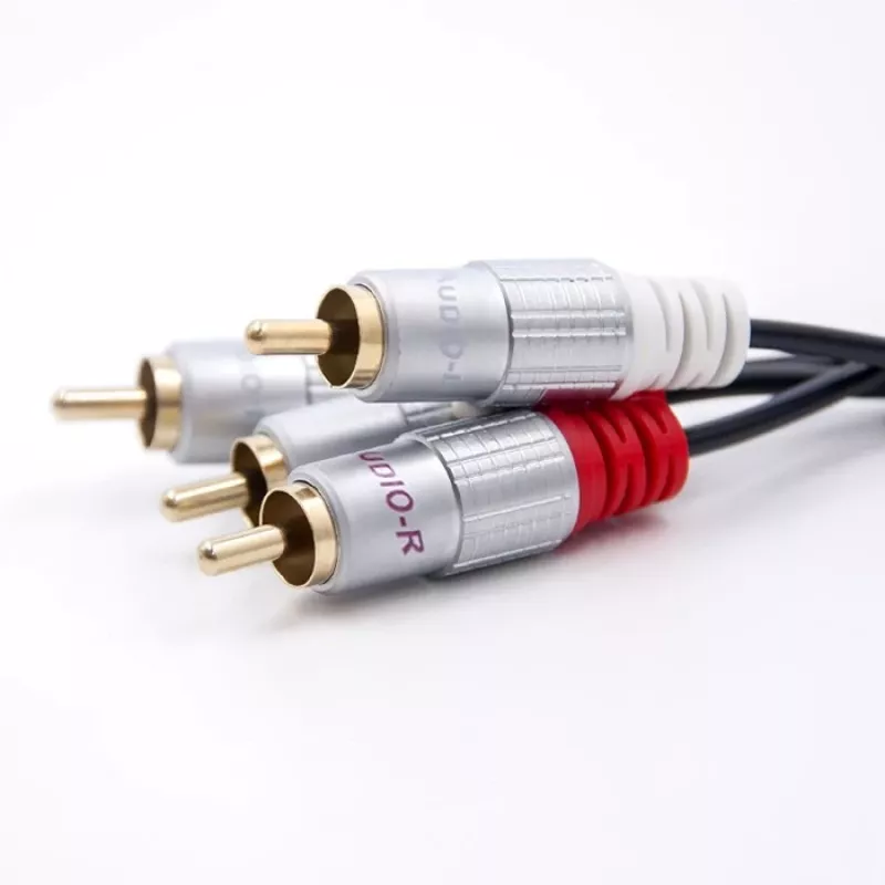 Helikaabel Qoltec 52338 2m 2xRCA Must