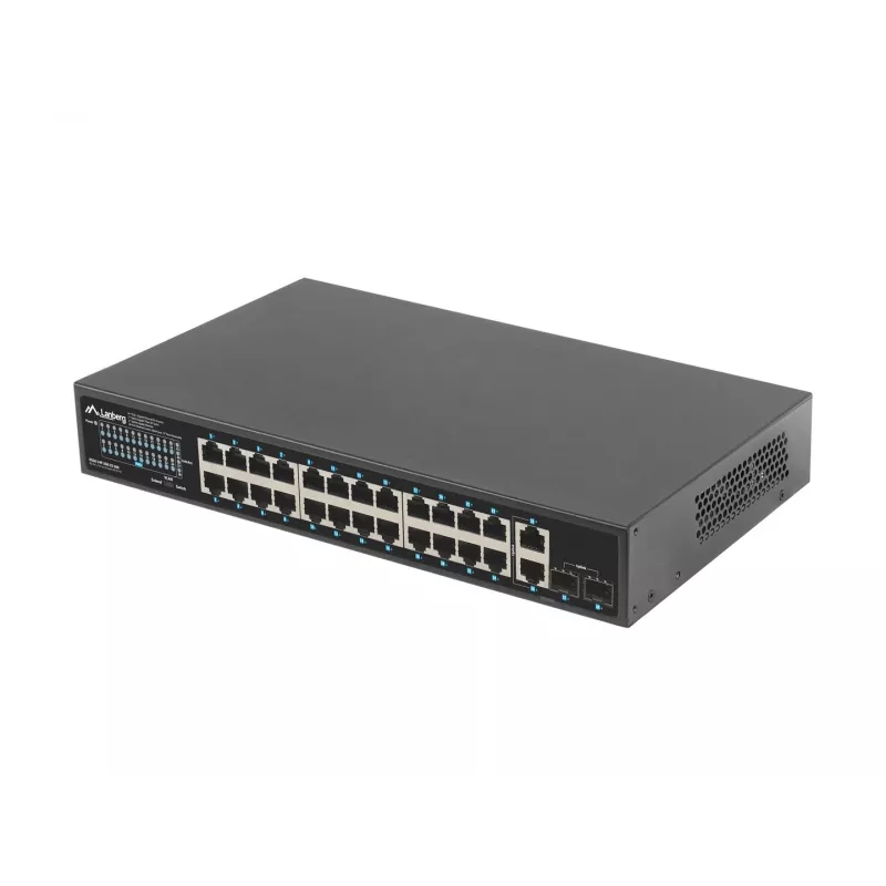 Haldamata LANBERG lüliti RSGE-24P-2GE-2S-360 24 RJ-45 Ethernet pordiga