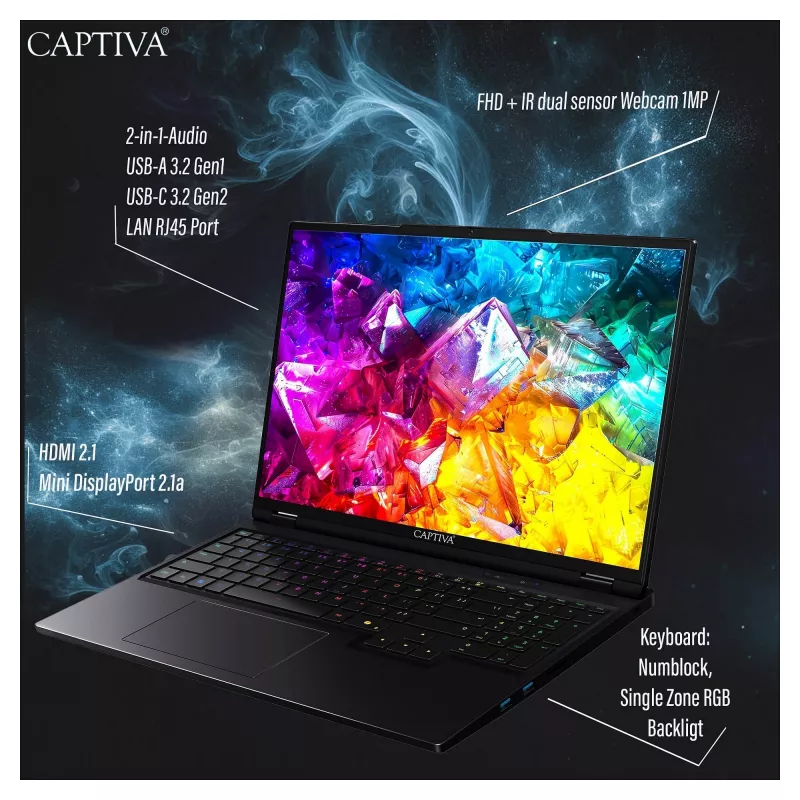Sülearvuti Captiva CAPTIVA 95078 — kaasaskantav arvutimudel 95078