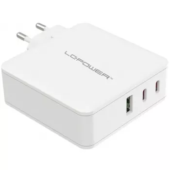 Siselaadija LC-Power LC-GAN-100 universaalne kiirlaadimine valge