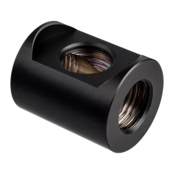 Liitmik EKWB EK-Quantum Torque Splitter 3F T — messing, must, kõrgus 28 mm