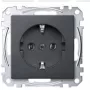 Pistikupesa tüüp F Merten MEG2301-0414, 16 A, 250 V, antratsiit
