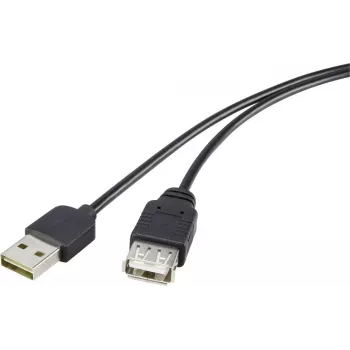 USB-pikenduskaabel Renkforce Duplex 2.0 Reversible USB M to W 5V, mudel 1365371