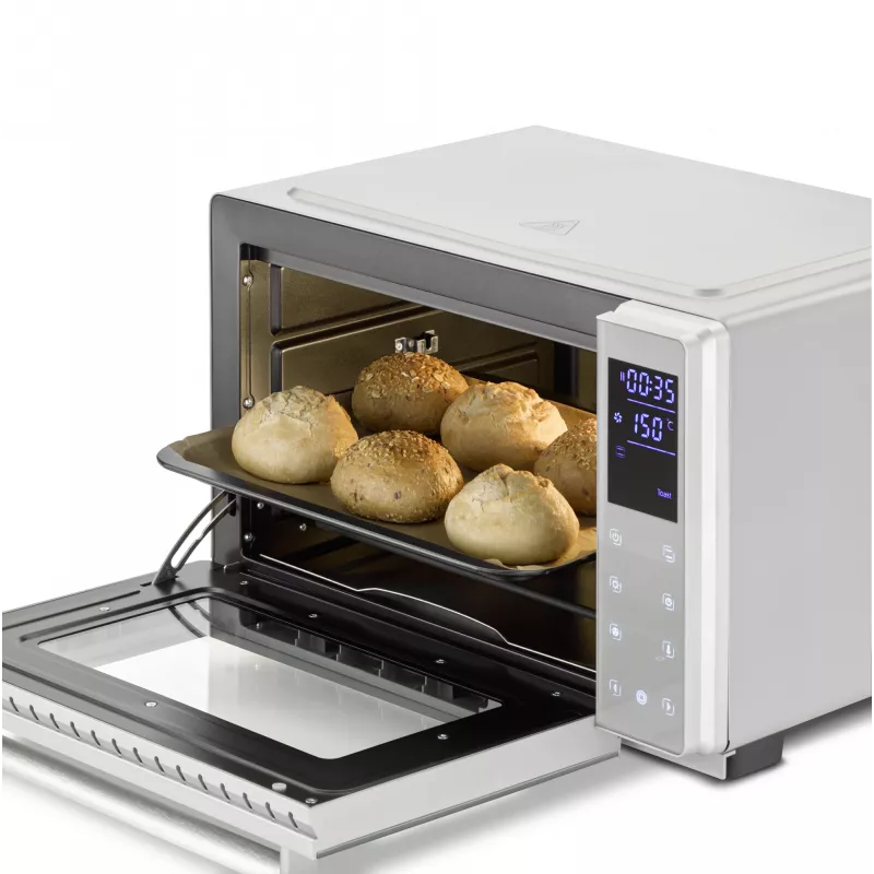 Kompaktne ahi Caso Bake & Style 26 Touch 1500 W hõbedane — lauapealne miniahi, 26 cm kasutatav laius