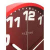NeXtime kell 3053ro Dash Red, Ø35 cm, seinakell, punane/hõbedane