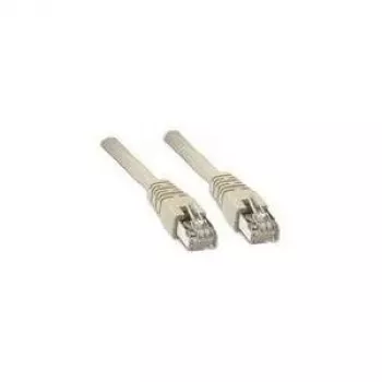 Wentronic Goobay - paigakaabel - RJ-45 (M) kuni RJ-45 (M) - 7,5 m - SF/UTP - CAT 5e - valatud, takerdumisvastane - hall (50148)