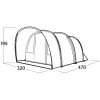Easy Camp Skarvan 5 tunneltelk, sinine