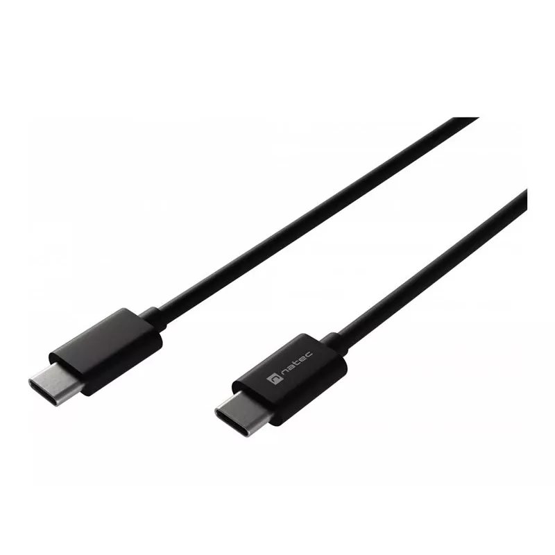 USB-C kuni USB-C kaabel NATEC NKA-2146, 1 m, must