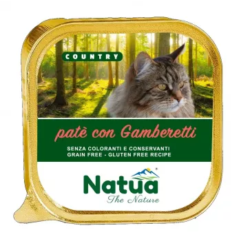 NATUA Country Shrimp - märg kassitoit - 100g
