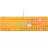 Ducky One 3 klaviatuur, mängimine, USB, QWERTY, inglise, kollane