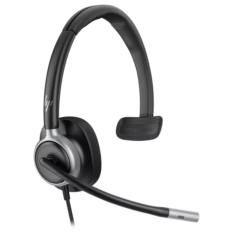Monaural USB Wired Headset Poly Mission 615 — kaal 117,5 g