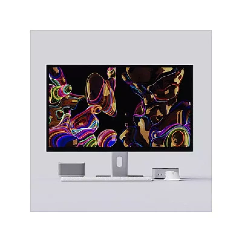 Alogic ASPEKT 32 UHD Gloss Docking Monitor Space Grey