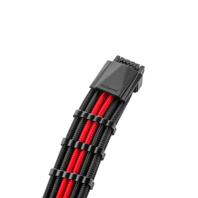 CableMod PRO ModMesh 12VHPWR 3x PCI-e kaabel - 45 cm, must/punane