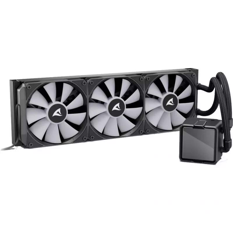 S100 ARGB – 360 mm vedelikjahutusega protsessorijahuti, must