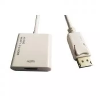 ROLINE DisplayPort-HDMI adapter - aktiivne - v1.2 - DP-pistik - HDMI-pesa - valge - 0,15 mm - DisplayPort-pistik - HDMI tüüp A - DisplayPort versioon 1.2 - aktiivne (12.03.3160)