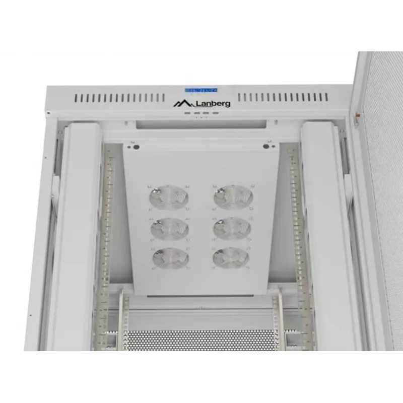 19-tolline püstikkapp LANBERG FF01-8047-23SL 47U 800x1200 mm Hall Perforeeritud uksed
