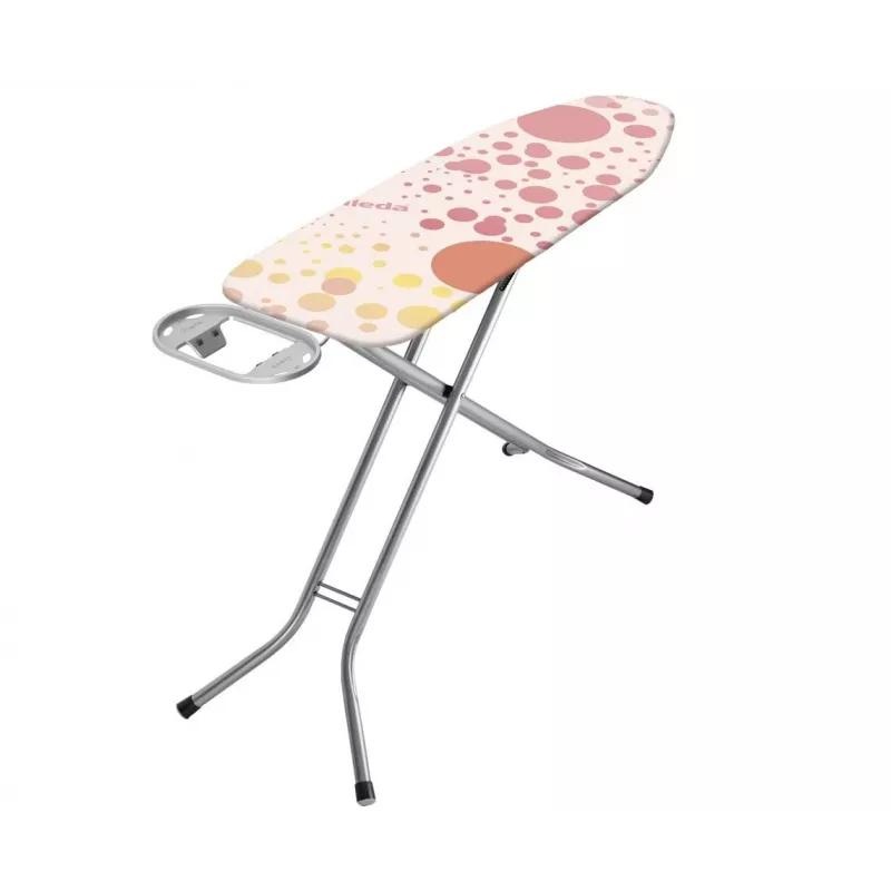 Täissuuruses triikimislaud Vileda 4023103218932 — täissuuruses, roostevabast terasest jalad, laud 1200×380 mm, kõrgus 75–96 cm, kokkupandav, triikrauahoidik