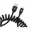 USB-USB-C andmekaabel Tellur Extendable 3A 1,8 m must