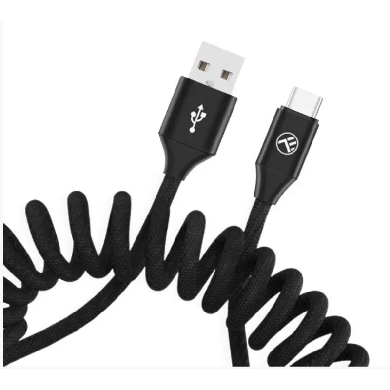 USB-USB-C andmekaabel Tellur Extendable 3A 1,8 m must