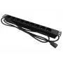 19-tolline raami PDU toitepikendus 9x CEE 7/5 C20 pistikuga