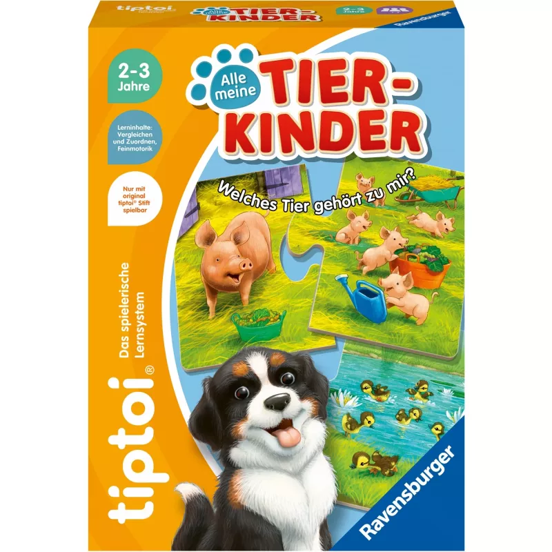 Lauamäng Ravensburger tiptoi Alle meine Tierkinder