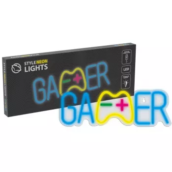 LED-neoonvalgusti MANTA SNL62MT GAMER RGB Colour Changing - RGB-mänguriba valgusti