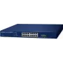 Hallatav lüliti PLANET GS-2210-16P2S 16-port 10/100/1000T PoE 240W
