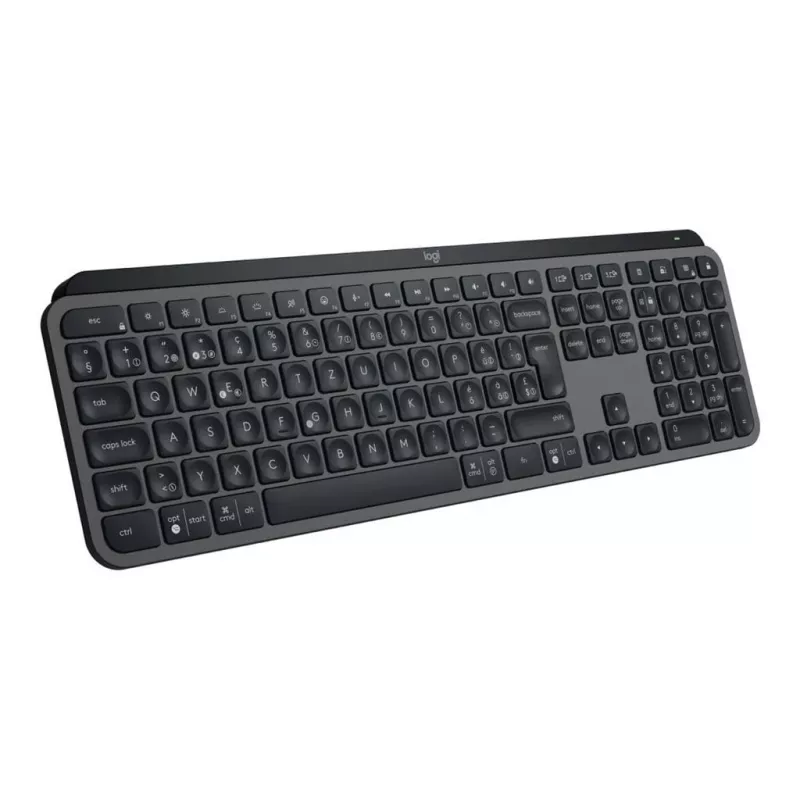 Logitech MX Keys S klaviatuur raadiosidega + Bluetooth QWERTZ Šveitsi grafiit (920-011571)