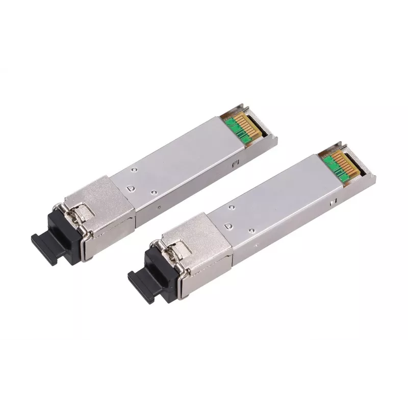 SFP WDM kiudoptika transiiverpaar Extralink 1.25G 1310/1550nm ühemoodiline 3km SC DOM