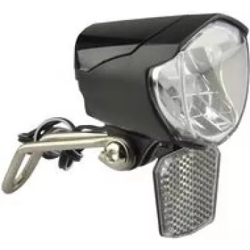 Jalgratta dünamo LED-esilatern FISCHER 85355 — 70 lux, pika elueaga LED (50 000 h)