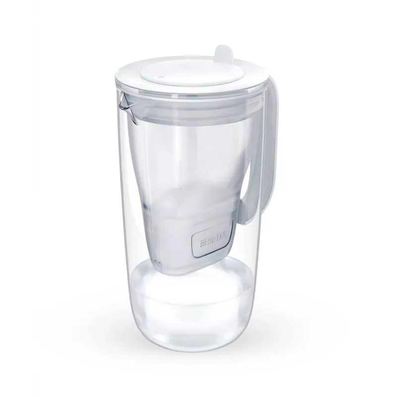 Veefiltrikann BRITA Glass+1 Maxtra Pro hall, 2,4 L kogumaht / 1,5 L filtreeritud, Maxtra Pro PP filter