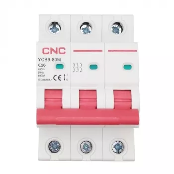 Miniatuurlüliti HiSmart NV821525 3‑pooluseline 16A C‑karakteristik