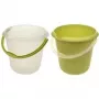 Bucket keeeper Mika 10 L transparent with ergonomic handle