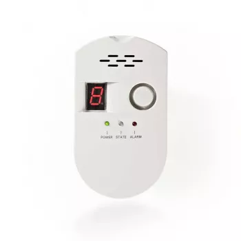 Nedis DTCTG10CWT gaasidetektor LPG, maagaas